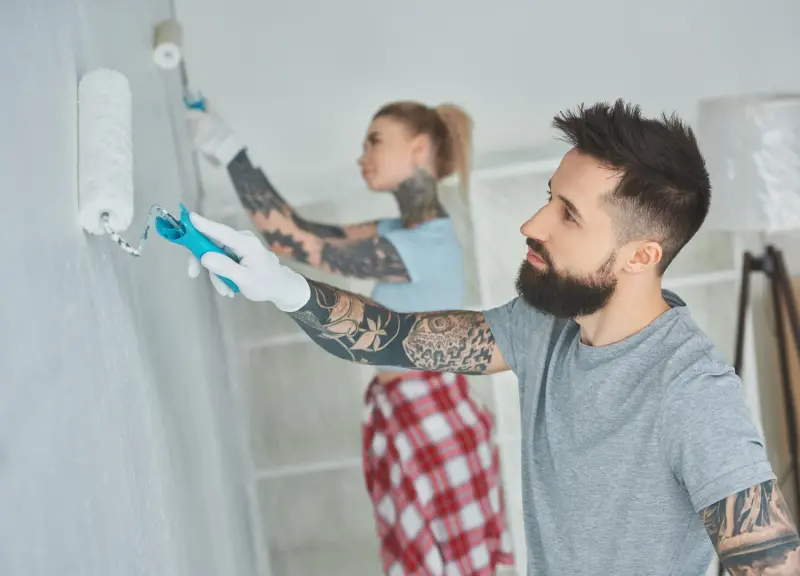 Graphic listing what to document for each home improvement project: receipts and invoices, contracts, before and after photos, permits, and DIY records
