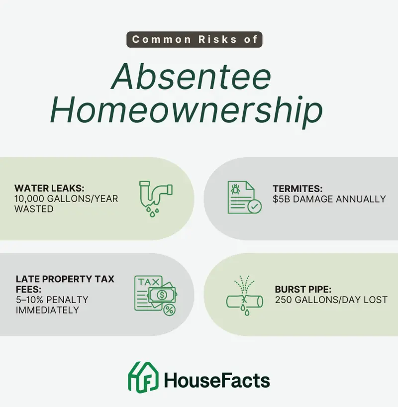 Infographic: six steps absentee homeowners can take to keep a second home organized year-round